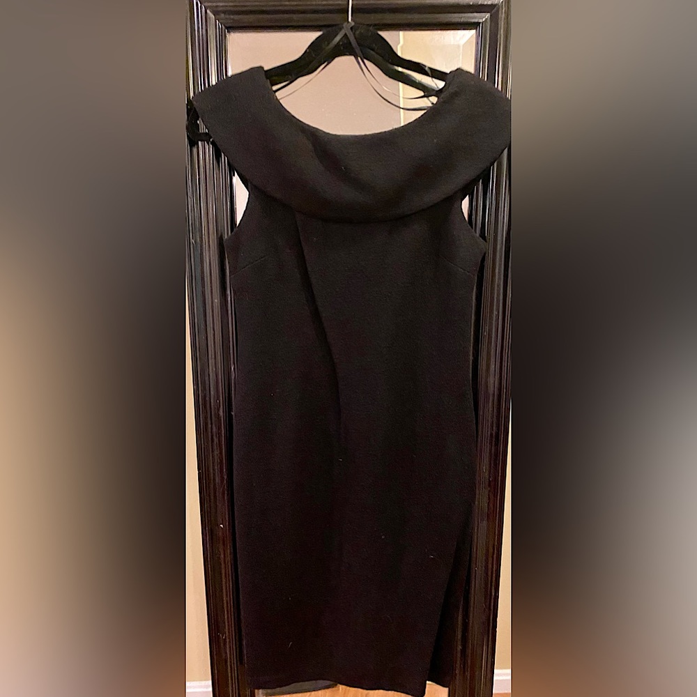 Brand new Banana Republic black dress. Size 6 p Retail Price $166 Black Wool